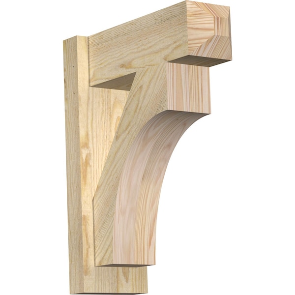 Ekena Millwork Westlake Rough Sawn Craftsman Outlooker, Douglas Fir, 6"W x 16"D x 20"H OUT06X16X20WTL04RDF - main